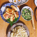 komugiko4's cooksnap of when they made きゅうりとしらす、梅干の酢の物　.