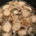 ふみってぃ's cooksnap of when they made ■糖質制限■鶏団子きのこスープ簡単減量鍋.