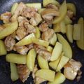 ポケット☆'s cooksnap of when they made 鶏肉とじゃがいもの照り焼き.