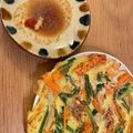 家庭料理がいちばん！'s cooksnap of when they made 韓国風チヂミ①（ニラ・エビ）.