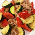 ＭＯＫＯＳＮＯＷ's cooksnap of when they made 豚肉とズッキーニの深煎りごま炒め.