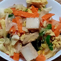 ポニーリボン's cooksnap of when they made 残り野菜と厚揚げと卵の中華いため.