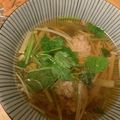 おすしが好き's cooksnap of when they made 余ったネギトロでつくねのお吸い物.