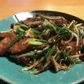 さのってぃ's cooksnap of when they made 鉄分祭り！鶏レバニラ(小松菜).