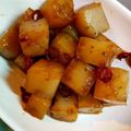 たにたーに's cooksnap of when they made こんにゃく甘辛煮♪簡単ステーキ材料１つ.