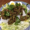 ナヲミンミン's cooksnap of when they made カレーフレークで簡単ドライカレー♪.