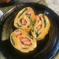 マールマル's cooksnap of when they made 卵焼きカニカマほうれん草 お弁当に.