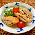 お料理ニャロメ's cooksnap of when they made 簡単！鶏ササミの梅肉挟み揚げ.
