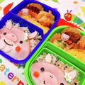 S＊mama♡'s cooksnap of when they made ＊キャラ弁＊簡単★ペタっとぶたちゃん♡.