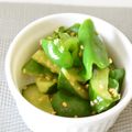うららすもも's cooksnap of when they made ピーマンときゅうりのナムル.