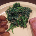 Ｐ子ママ's cooksnap of when they made 胡麻好きさんの☆ほうれん草の胡麻あえ.