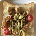 Tomotabi's cooksnap of when they made 唐揚げとトマトのカレー風味トースト.
