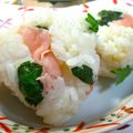 ママdeko's cooksnap of when they made ▲生ハムと大葉のおにぎり▲.