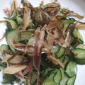 ぽんぽこ♩'s cooksnap of when they made さっぱり♪きゅうりとみょうがの塩昆布和え.