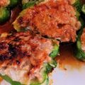 AirCat's cooksnap of when they made 簡単！ピーマンの肉詰め、椎茸の肉詰め.