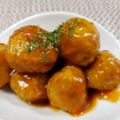 ゆう赤大好き♪♪'s cooksnap of when they made 丸めて煮込む、簡単【煮込みミートボール】.