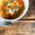 カズ形33's cooksnap of when they made 冷凍トマトとベーコンのスープ.