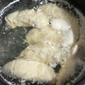 まめ郎's cooksnap of when they made 裏技♪冷めても柔らか！なささみの茹で方.