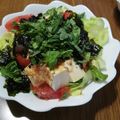 ramieru's cooksnap of when they made 簡単！切って乗せてかけるだけ！豆腐サラダ.