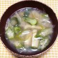 わたさな2016's cooksnap of when they made オクラ味噌汁♪オクラがとろとろに♪.