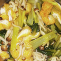 ブランシュkuu's cooksnap of when they made 小松菜とおあげの煮びたし.