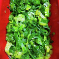 amyamka's cooksnap of when they made ネギの青いとこダケで・・ネギ塩ダレ.