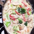 さとさとぽんぽん's cooksnap of when they made 鶏モモのクリームきのこ☆.