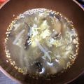 Chika☆Dori's cooksnap of when they made とろみスープ・もやしと椎茸と卵のスープ.