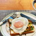 ナピト's cooksnap of when they made 月曜の朝は香味カレートースト☆.