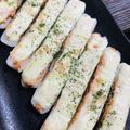 kinniko's cooksnap of when they made 即席おつまみ 竹輪の明太マヨチーズ焼き.
