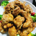 kinniko's cooksnap of when they made 鶏ももの定番！唐揚げ.