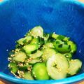 金魚のひらり's cooksnap of when they made きゅうりの胡麻和え.