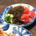 南風♡'s cooksnap of when they made サイコロ野菜と✿もずく酢♥.