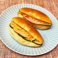 なつき☆ミ's cooksnap of when they made 自信作☆人参＆ハム～だしつゆマヨサンド.
