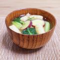 Yukiまむ's cooksnap of when they made さつま芋と小松菜のお味噌汁♪.