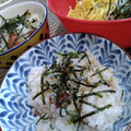 ひっこ's cooksnap of when they made 焼き魚と大葉の混ぜご飯★簡単鮭鯖鰺ほっけ.