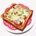 ✯聖夢✯'s cooksnap of when they made ✿簡単朝ごパン♡～ピザトースト～✿.