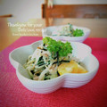 inyako's cooksnap of when they made ウマ〜♡きゅうりともやしの塩昆布マヨ和え.