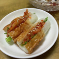 ゆいランラン's cooksnap of when they made 簡単おつまみ★キムちくわボート.