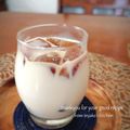 inyako's cooksnap of when they made 氷珈琲のほんのりカフェオレ牛乳.