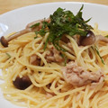 yappyパクパク's cooksnap of when they made 和風♪豚きのこの柚子胡椒パスタ.