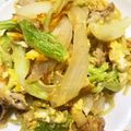 67luna's cooksnap of when they made まろやか♪塩麹で玉子入り焼きそば.