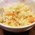 新妻あや's cooksnap of when they made ゆで鶏スープで炊き込みご飯.
