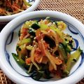 さくらスキップ's cooksnap of when they made きゅうりともやしのキムチ和え.