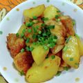きゃんでぃ×2's cooksnap of when they made 鶏肉×じゃがいも♡カレー炒め.