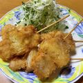 ナップ99's cooksnap of when they made 懐かしい 玉葱豚カツ串.