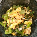 ニゲラ。's cooksnap of when they made 小松菜と桜エビの卵炒め☆貧血対策.