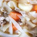 クックCEFA6J☆'s cooksnap of when they made 新じゃが新玉で!豚ばら肉の肉じゃが.