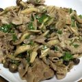 ふっきー＠初心者's cooksnap of when they made ネギだくで♪豚肉としめじのマヨポン.
