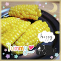 海理ママ's cooksnap of when they made とうもろこし　食べやすい切り方.